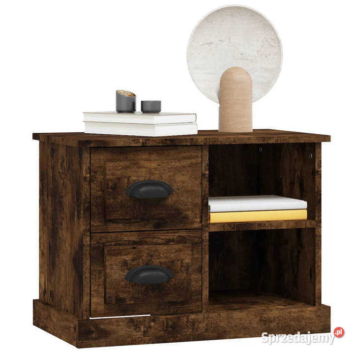 Szafka nocna przydymiony dąb 60x355x45 WM816373 Warszawa