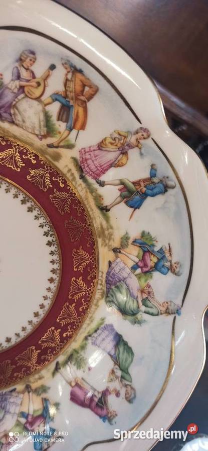 Patera Oscar Schlegelmilch Import Ze scenkami Porcelana i szkło pomorskie Gdańsk
