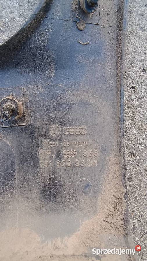 Krótki sierp prawy tylny błotnik VW Golf MK2 pomorskie Chojnice sprzedam