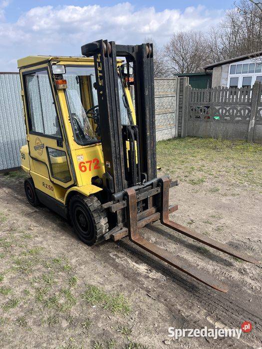 Wózek widłowy widlak Hyster H250 Diesel Isuzu