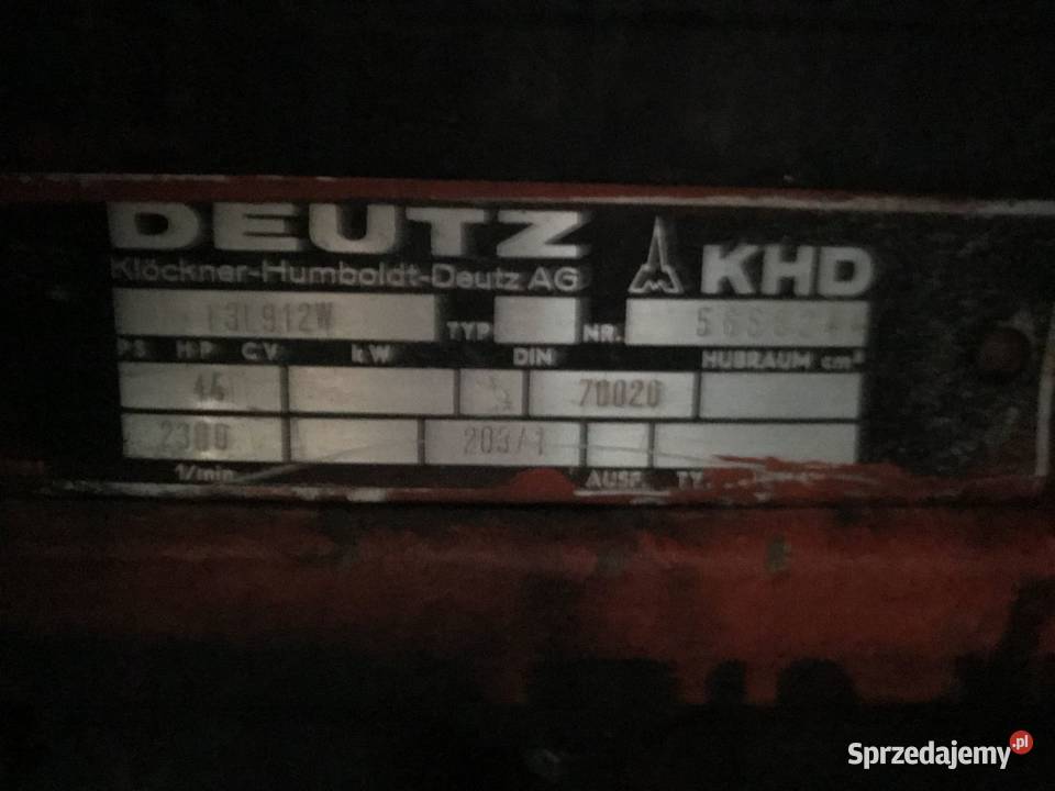 Deutz F3L 912W 44 Silnik DEUTZ 3 cylindrowy Kraków