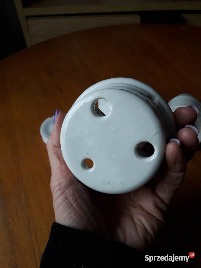 Stara przeciwwaga zawiesie do lampy porcelanowe Gdynia