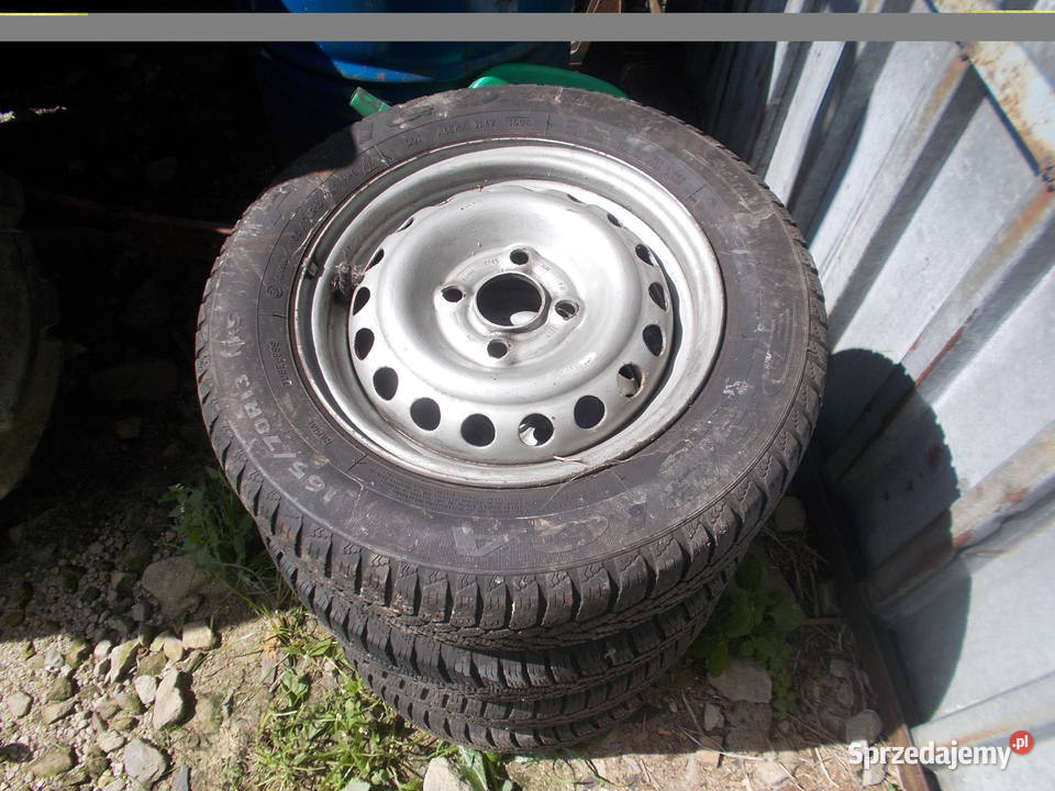 Kola zimowe 16570r13 opel corsa b 250 zl Nowy Targ