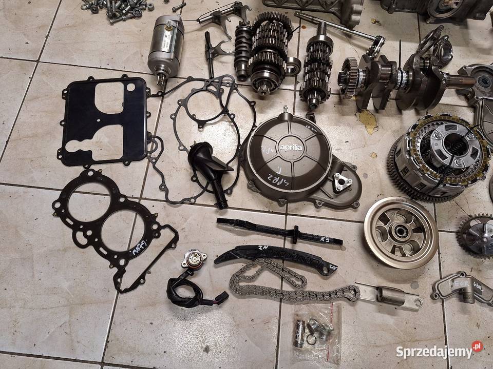 Aprilia Tuono 660 silnik części wał kapa dolnośląskie Jelenia Góra