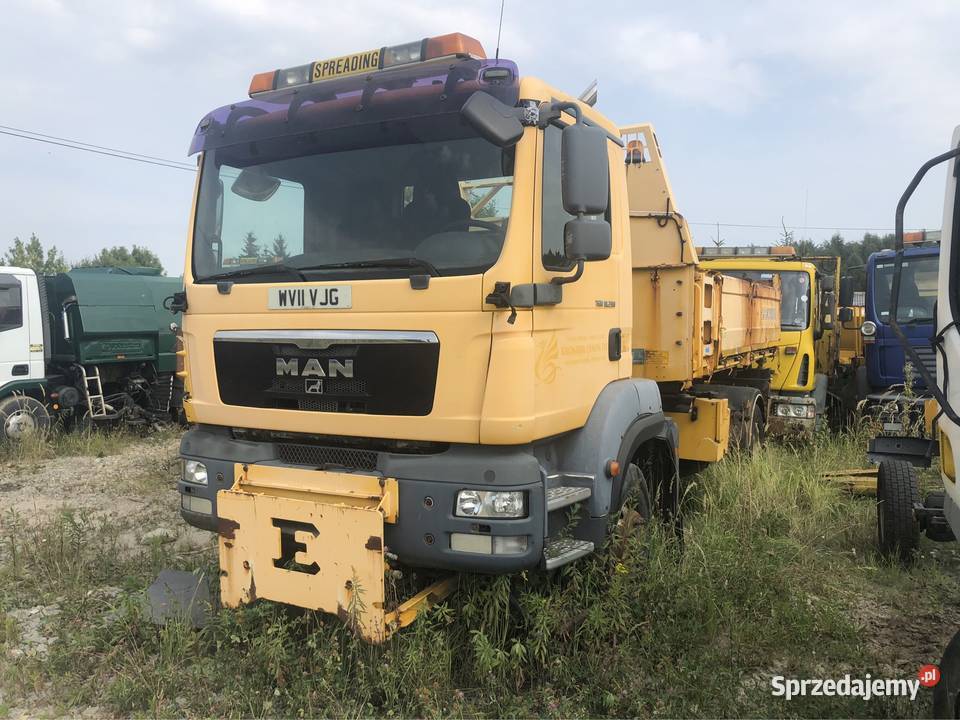 MAN TGM 1829018250 4x4 piaskarki solarki pomarańczowy Ropczyce