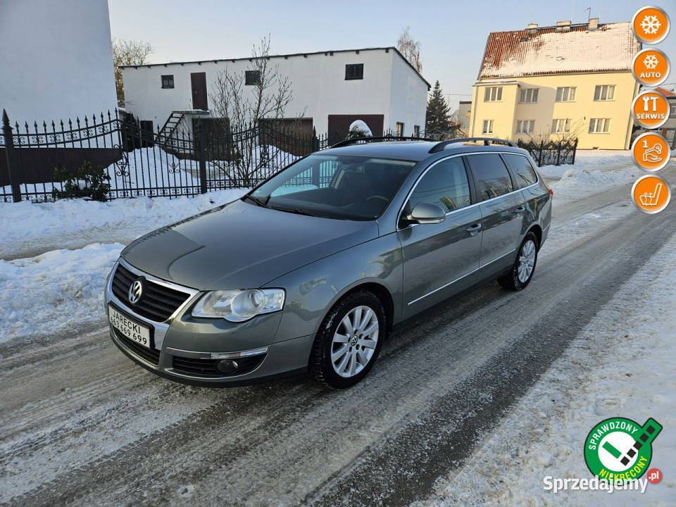 Volkswagen Passat Opłacony Zdrowy Zadbany elektryczne lusterka Kisielice