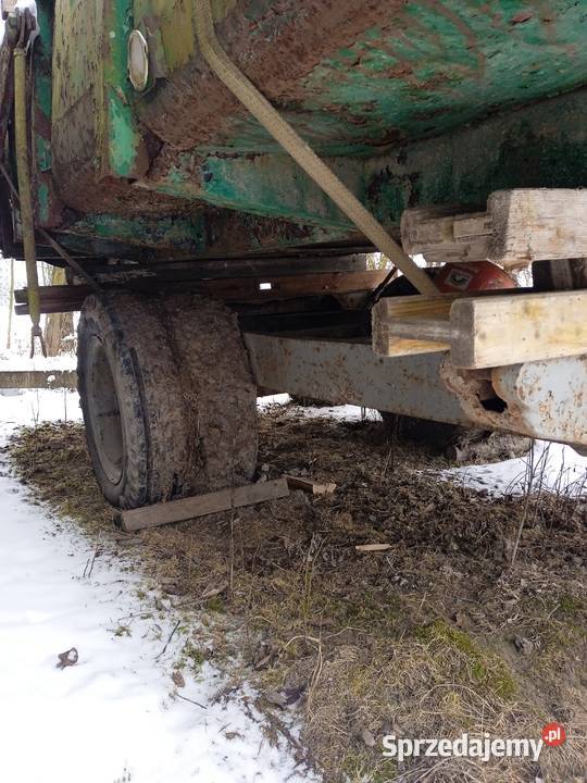 Przyczepa wywrotkaskorupa jednoosiowa sprzedam