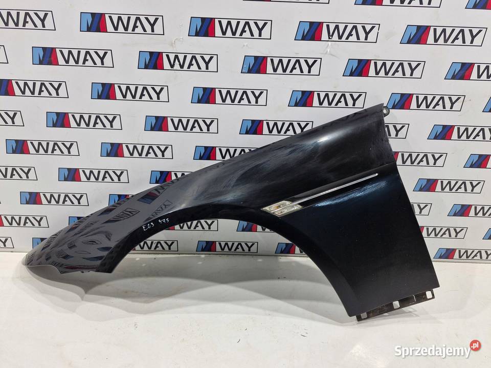 BMW 6 E63 BŁOTNIK LEWY PRZÓD 475 BLACK SAPHIRE sprzedam