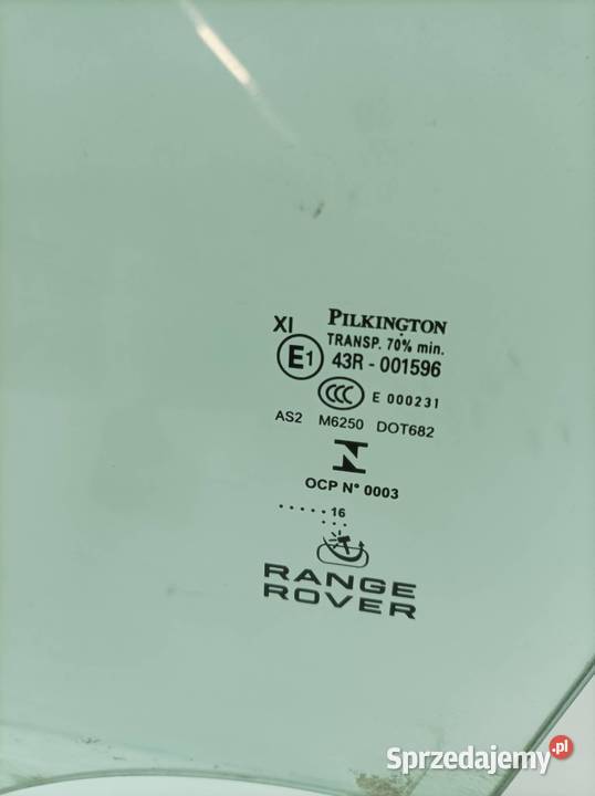 SZYBA DRZWI LEWY PRZÓD Land Rover Range Rover osobowe