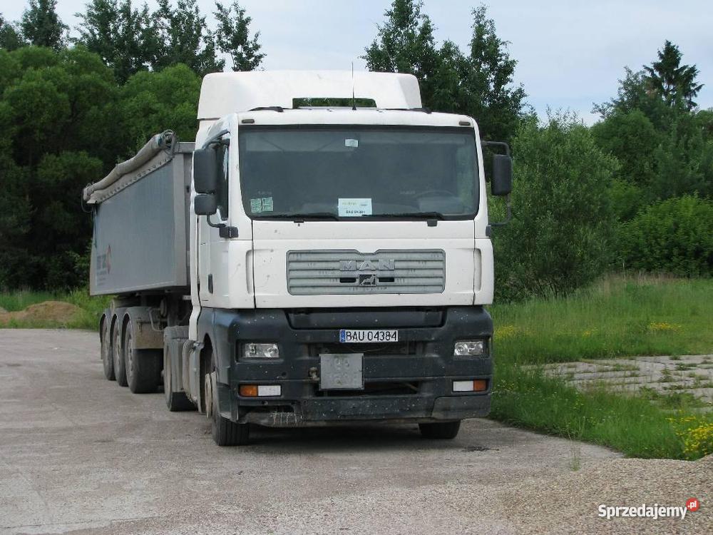 MAN TG410A NACZEPA WYWROTKA nieuszkodzony Samochody ciężarowe podlaskie Osowy Grąd