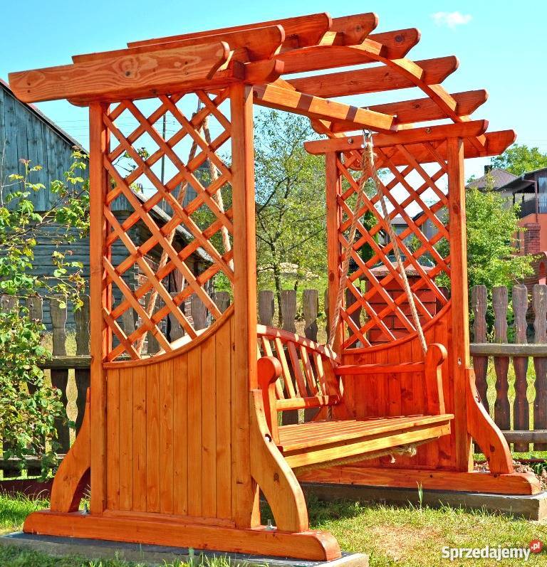 Huśtawka ogrodowa Pergola 3osobowa Goraj