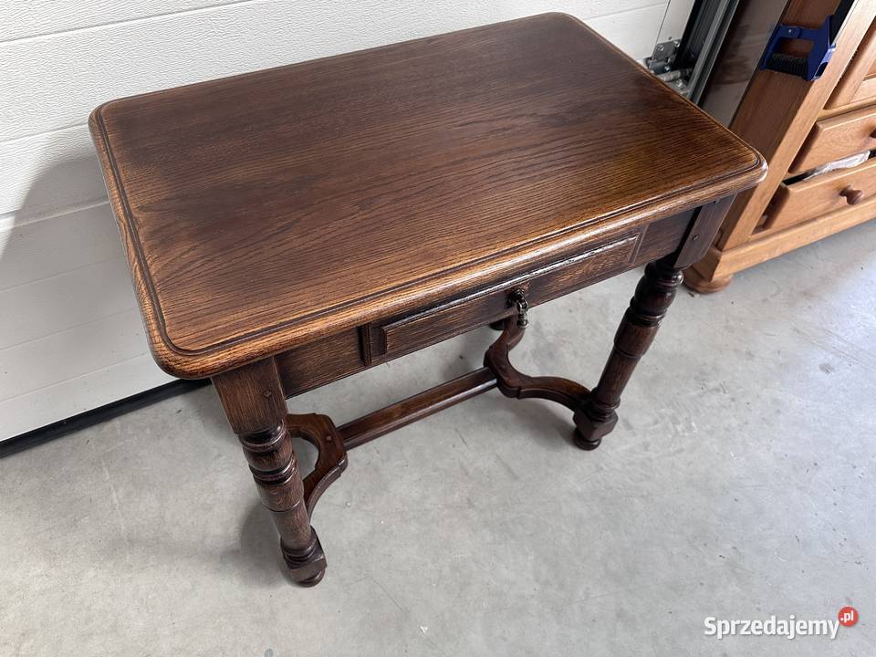 Piękna dębowa konsola pomocnik 100 drewno Konsole Konsole Sławoszewek