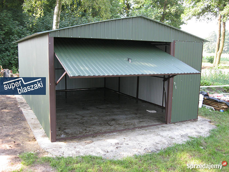 Garaż blaszany ral 6020 4x6 dwuspadowy Opole sprzedam