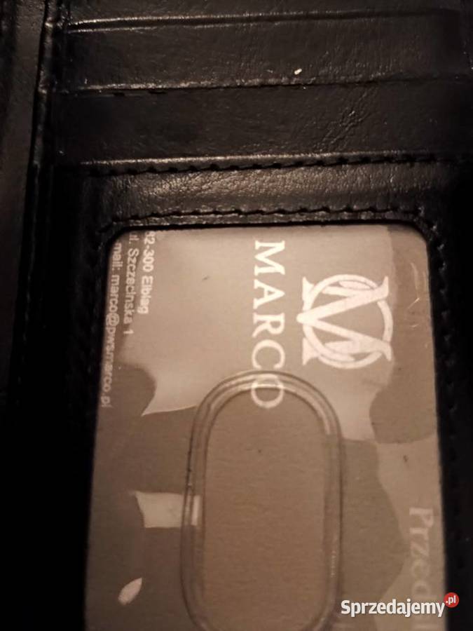 Skórzany portfel damski czarny Bytom Odrzański