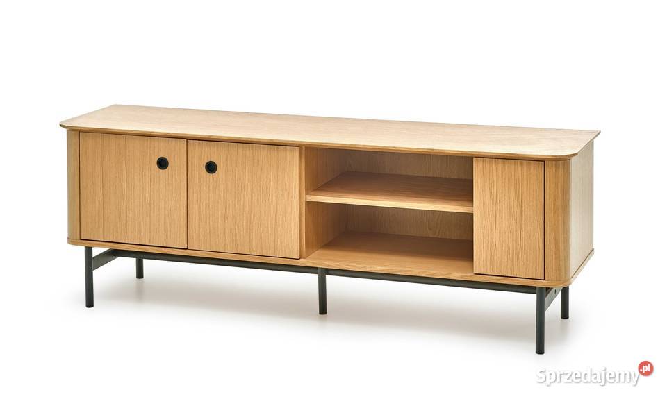 SMART szafka RTV SM01 dąb naturalnymetal czarny 44cm Radomsko sprzedam