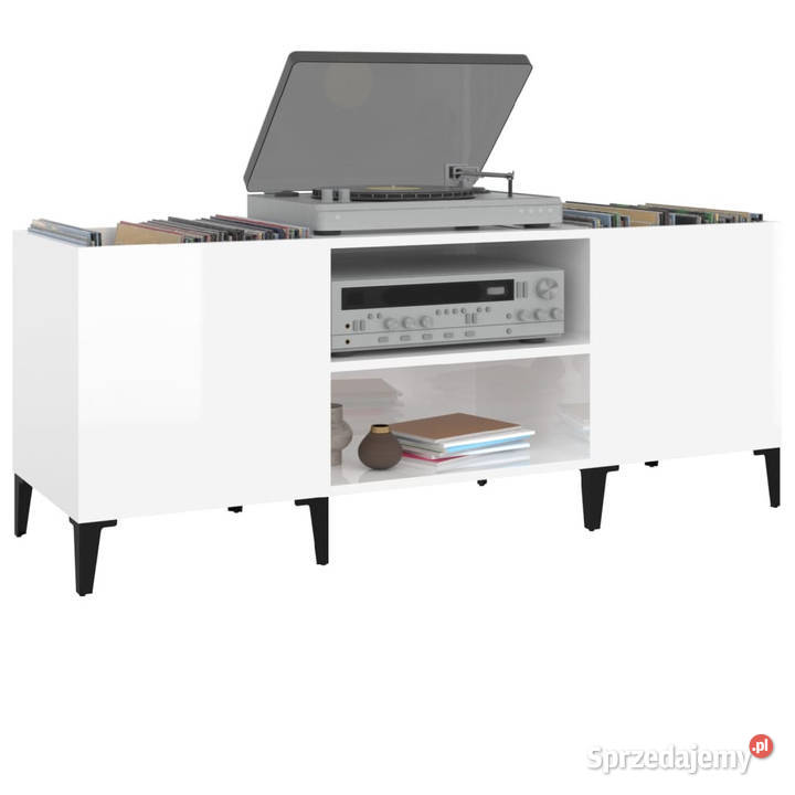 Szafka na płyty biała 121x38x48 materiał Warszawa