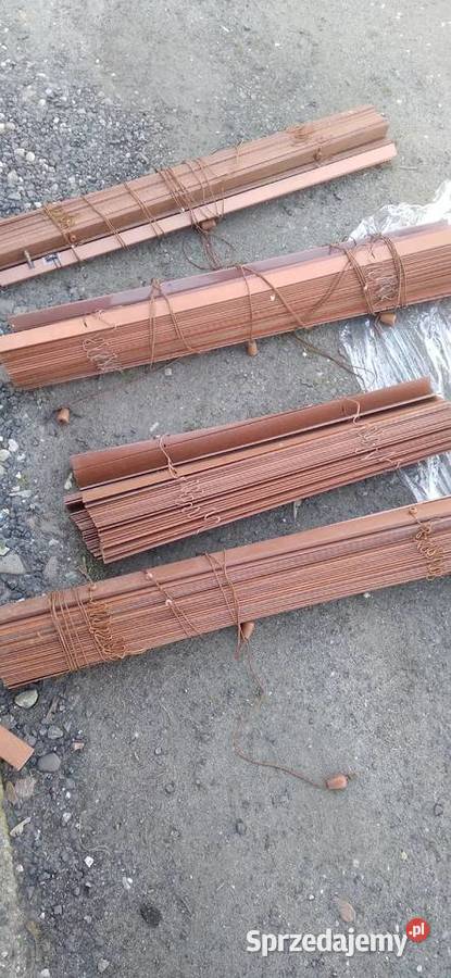 Sprzedam drewniane żaluzje odcienie brązowego Łódź