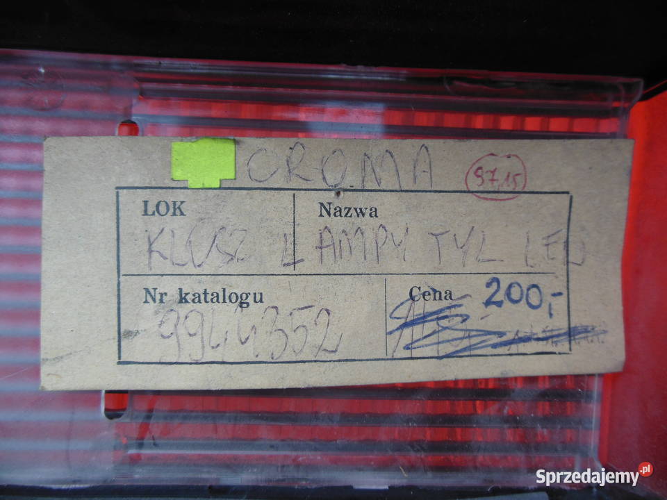 KLOSZ LAMPY FIAT CROMA 9944352 Kozy