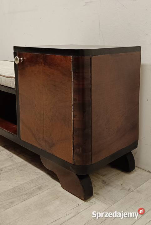 stara szafka na buty drewniana siedzisko pufa do Na buty łódzkie Radomsko