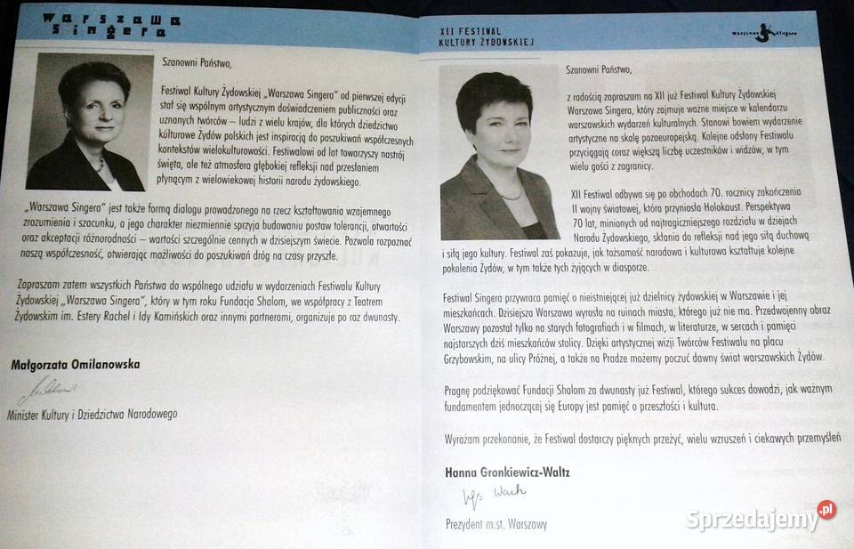 Warszawa Singera 12 Festiwal Kultury Żydowskiej Chełm