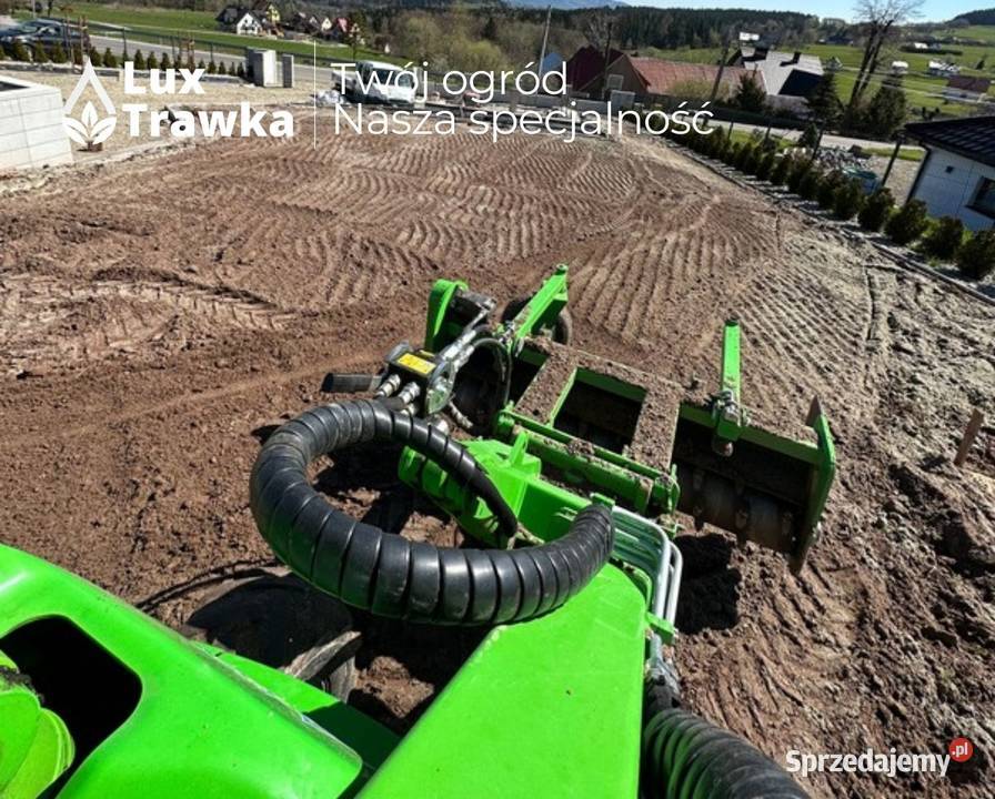 Trawa z rolki Trawa w rolce Przygotowanie Ogród