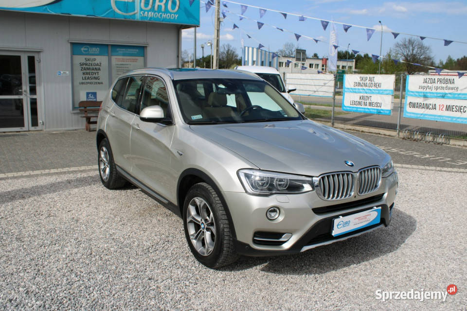 BMW X3 Salon Polska Panorama Kamera Skóra złoty Warszawa sprzedam