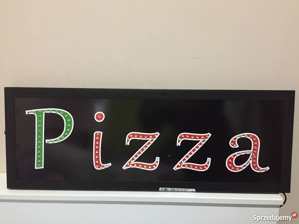 Reklama szyld neon Pizza 71x25 zewnętrzna Gastronomia Pomiechówek