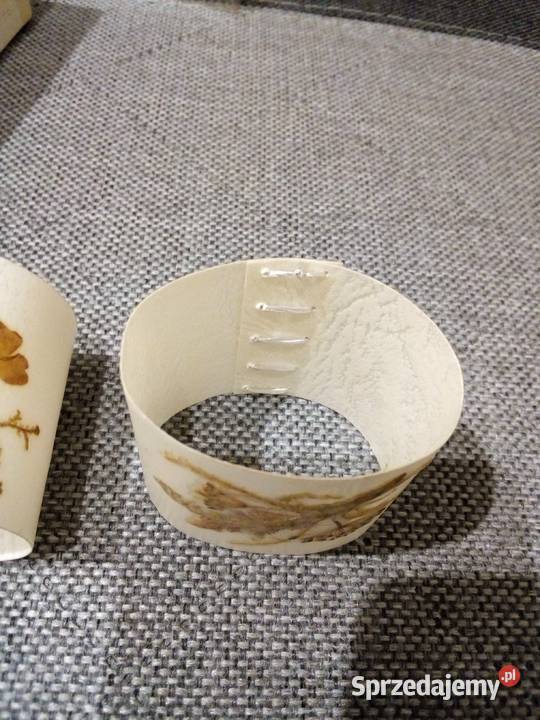 Piękne stare obrączki na serwetki ręczna robota Częstochowa