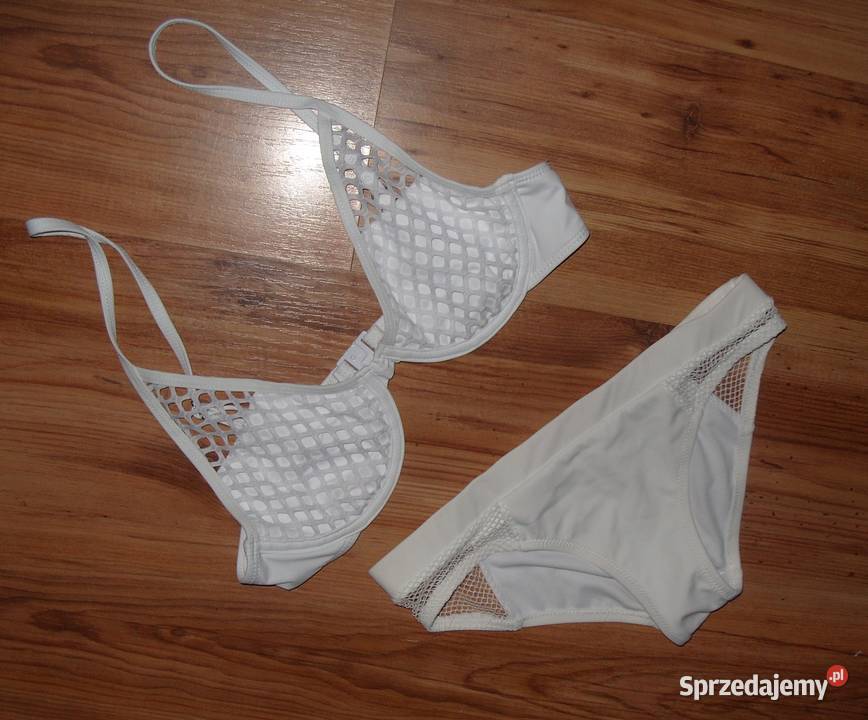 ZESTAW Biustonosz Missguided bikini Moi NOWEr34 biały wielkopolskie Rawicz sprzedam