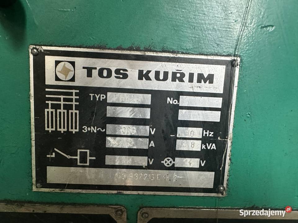 Frezarka narzędziowa TOS KURIM FNK 25 Limanowa