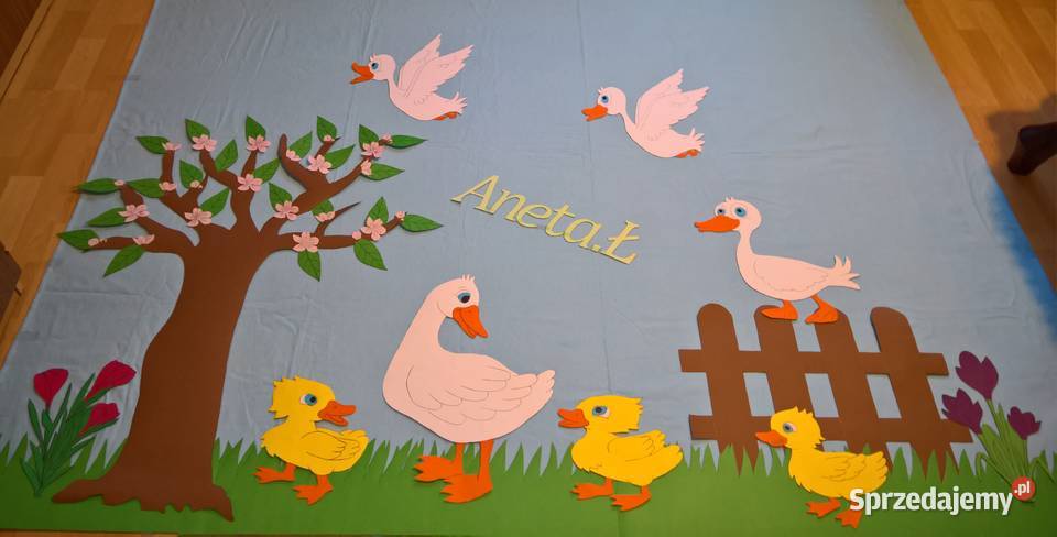 Dekoracja wiosenne z brystolu 504 102 444 Pozostałe Garwolin