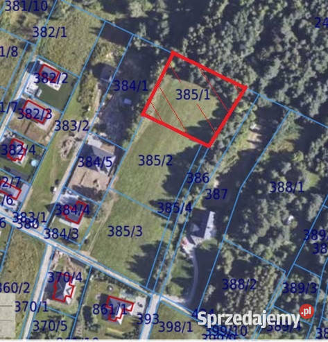 Na sprzedaż działka w Sanoku w dzielnicy Sanok