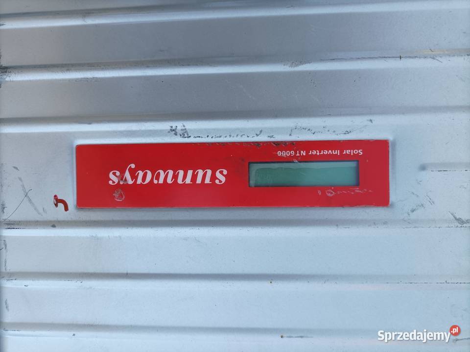 Falownik inwenter sieciowy Sunways AG typ Nowy Tomyśl