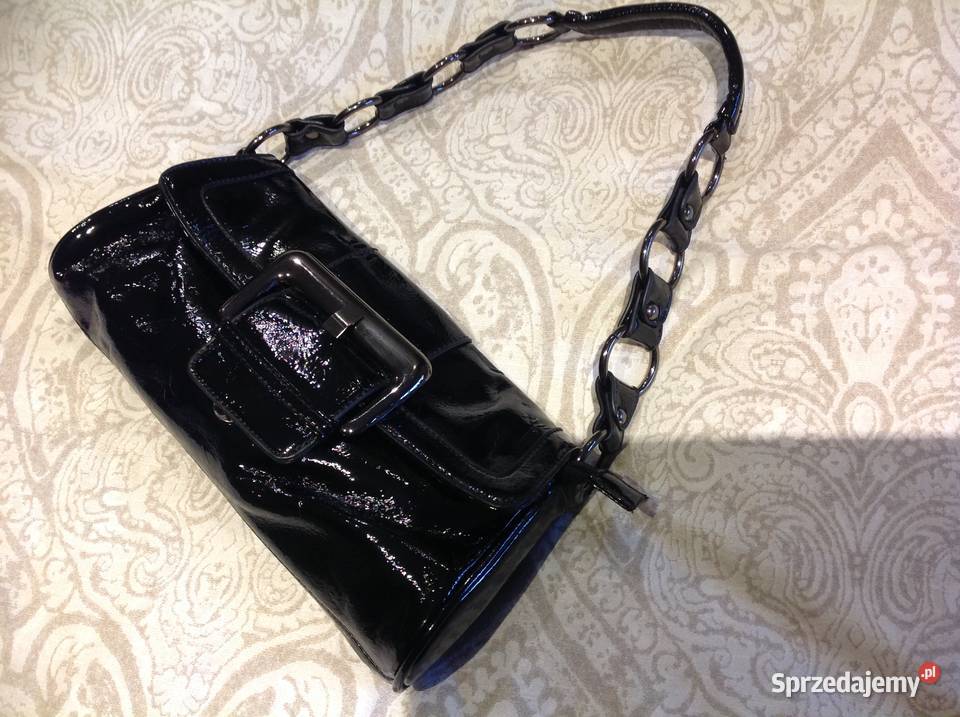 Torebka Skórzana Lakierowana Damska Jennifer