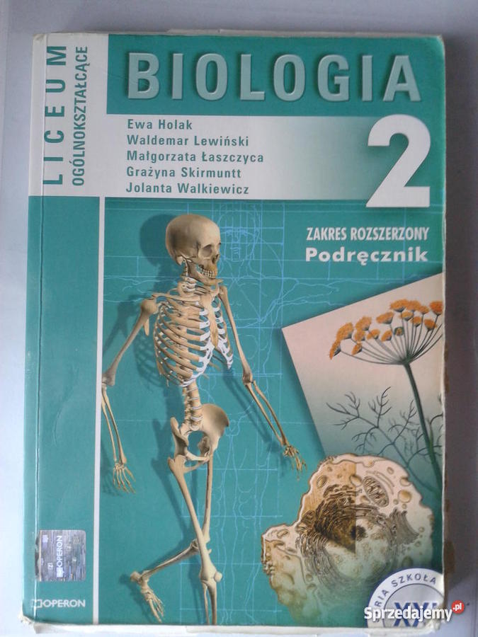 Biologia Klasa 2 Liceum Zakres Rozszerzony