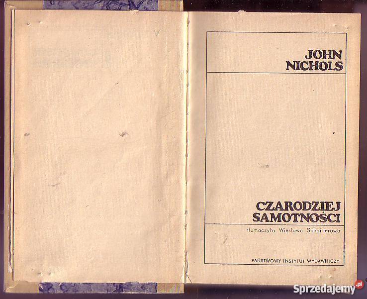 3641 CZARODZIEJ SAMOTNOŚCI JOHN NICHOLAS Czyrna