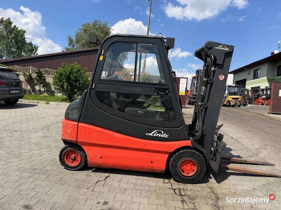 wózek widłowy elektryczny LINDE E25 Triplex Linde Działoszyn