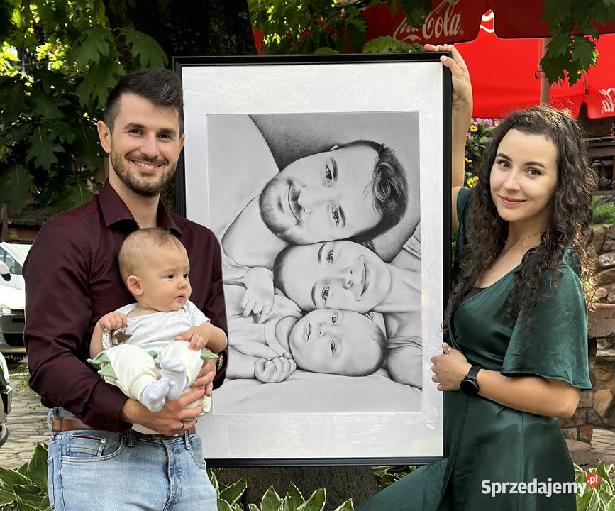 Portret ze zdjęcia duży format