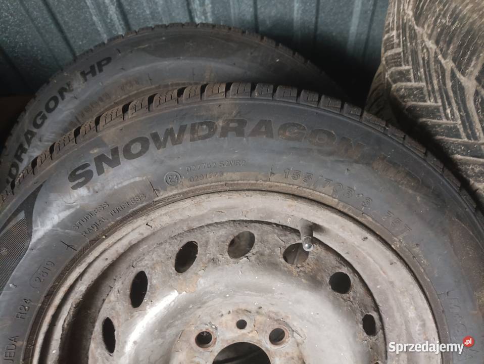 2 koła zimowe 13 ładne Fiat Seicento Samochodowe Piekoszów sprzedam