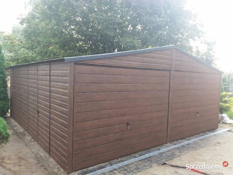 Garażegaraż blaszany 6x56x6 wzmacniany struktura Gdynia