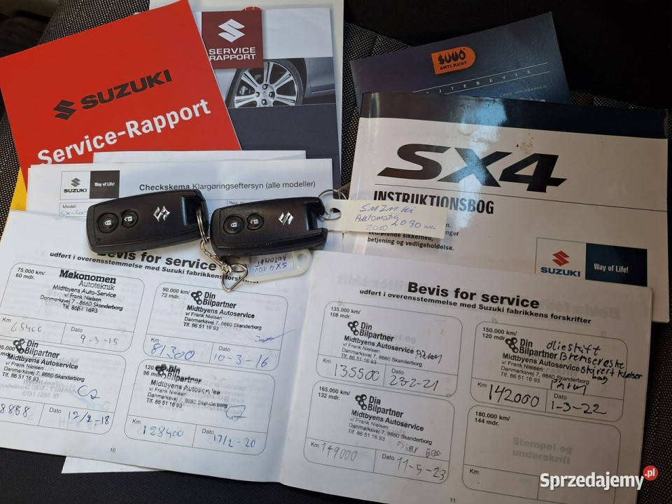 Suzuki SX4 AUTOMAT 16i ŁADNE ALUFELGi SX4 Olsztyn