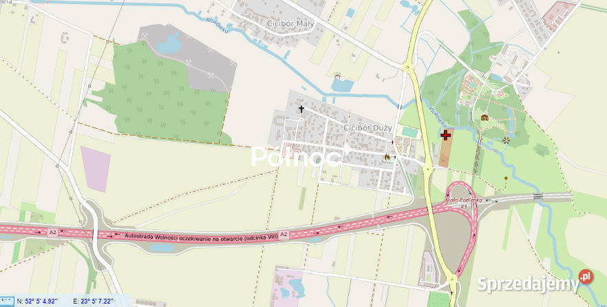 Działka budowlana z pozwoleniem na staw rzece Cicibór Duży