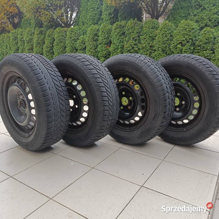 Opona zimową 195x65 R15 z felgą 5x100 mazowieckie Warszawa