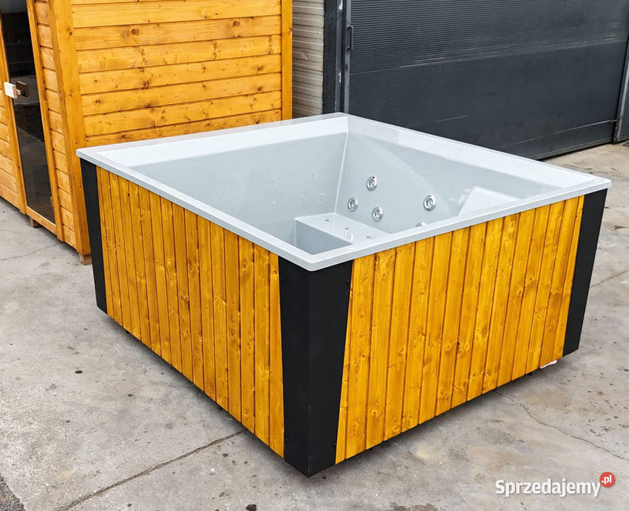 JACUZZI OGRODOWE MODERN 5 W ZABUDOWIE Z DREWNA Z Wrocław