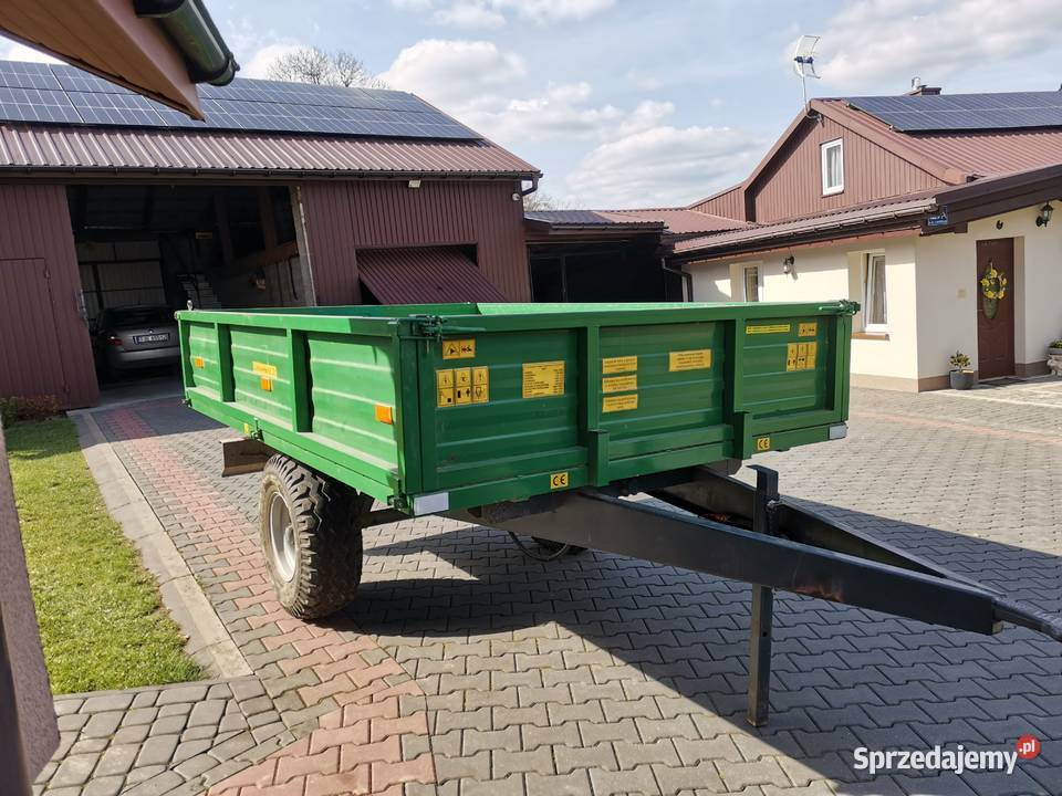 Przyczepa jednosiowa wywrot trzystronny Masłów Drugi