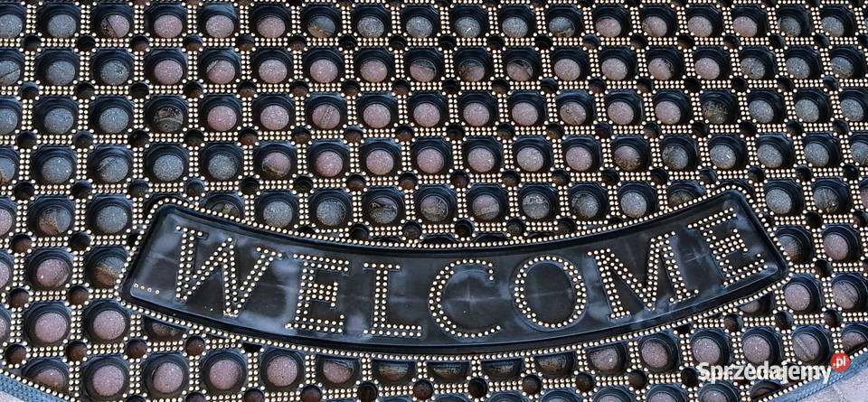 Wycieraczka gumowa ażurowa WELCOME WITAMY Mińsk Mazowiecki