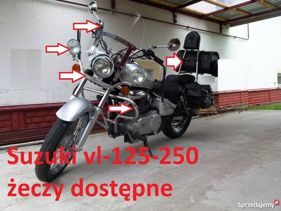 Suzuki VL125 gmole gmol szyba Maruder 125 Elementy nadwozia Radomyśl Wielki sprzedam