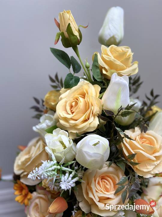 Kompozycja kwiaty sztuczne Kalisz
