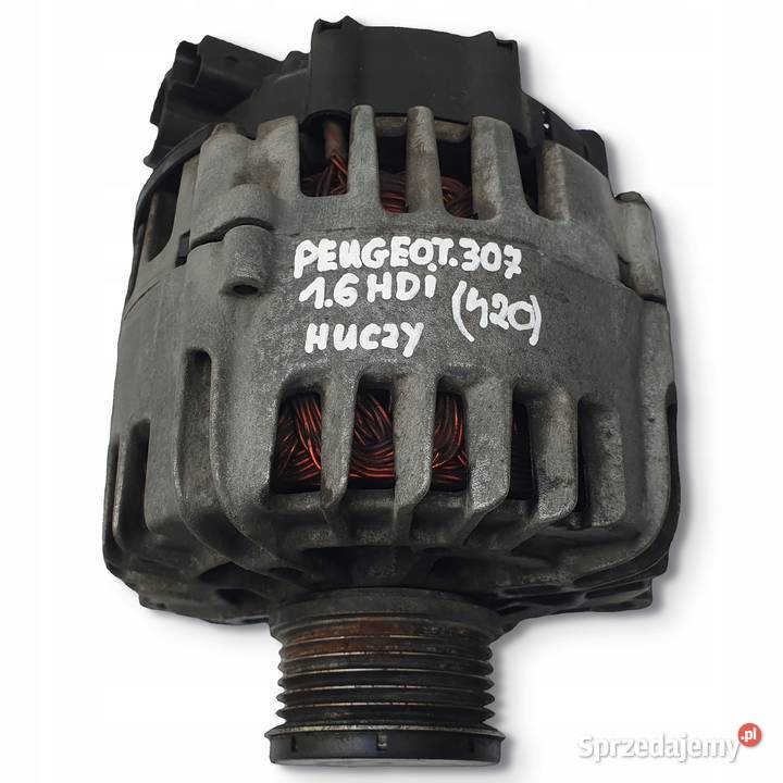 ALTERNATOR Peugeot 307 16 HDI 9665617780 valeo Chełm sprzedam