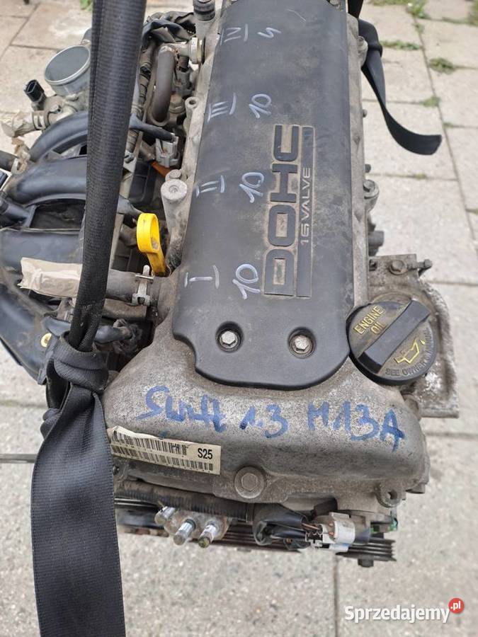 Suzuki Swift 13 16V 92 silnik kompletny kod M13A Części samochodowe śląskie